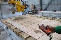 WANLONG Stone Machinery Scie à pont mono-bloc à 3 axes pour découpeuse de pierre de marbre de granit avec chanfreinage à 45 degrés