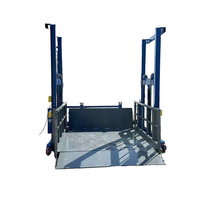 Petite plateforme élévatrice hydraulique électrique de 2-3 tonnes, équipement mobile spécifique au déchargement de conteneurs, machines et équipements industriels