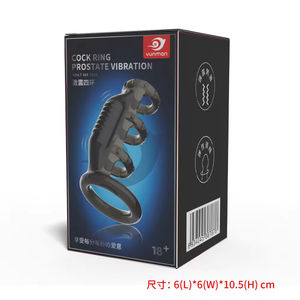 غلاف القضيب الرجالي المثير لتكبير العضو الذكري، طويل الأمد مع خاصية التدليك بالاهتزاز، يساعد على تأخير سرعة القذف مع مزلق - Product Image 5