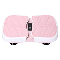 Plateforme vibrante électrique verticale mini portable personnalisée pour la réduction de graisse, machine d'exercice à intensité réglable pour le fitness et l'amincissement