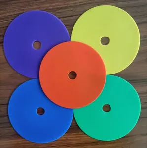 Disques d'entraînement sportifs ActEarlier pour sports d'équipe, football, basketball, points sportifs, points d'agilité en caoutchouc, cône plat - Product Image 3