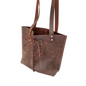 Handcrafted Genuine Leather Waterproof Soft Eco-Friendly Women's Fashionable Cross-Body Bags Zipper Large Capacity Lightweight - Product Image 2