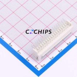 HC-PHB-2*19AW-05 Wire-to-Board Pin Header Bent Lead Through Hole,P=2mm Connector 2x19P 2mm Right Angle Insert 38P - Product Image 2