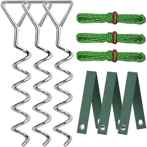 Spiral Tree <b>Stake</b> Kit Heavy-Duty Spiral Tree <b>Stake</b> Support and Fixation Kit - Product Image 3