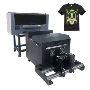 Compacto A3 A4 33cm DTF impresora xp600 i1600 i3200 cabeza Dtf camiseta máquina de impresión