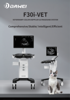 DAWEI F30i Veterinär-Ultraschallsystem 21,5 Zoll Monitor Windows 10 für Tierkliniken und Forschung