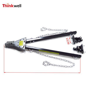 安全チェーン付き5000LBS調整可能ユニバーサル牽引バー - Product Image 4