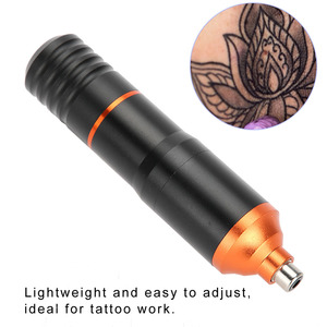 Pistolet à tatouer rotatif en aluminium aéronautique de haute qualité à course réglable, pour traçage et ombrage, stylo de tatouage pour l'art corporel, faible bruit, ensemble en gros - Product Image 2