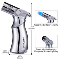 CIGARLOONG Deluxe Coupe-cigares en métal et briquet, ensemble avec cendrier portable, logo personnalisé, vente en gros, accessoires pour cigares de haute qualité