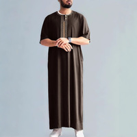 Vêtements musulmans arabes islamiques pour hommes, caftan Eid Ramadan, Dubaï, Arabie Saoudite, Moyen-Orient, robes musulmanes, kaftan masculin, robes longues