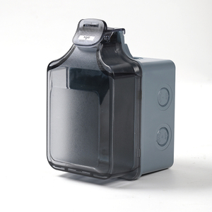 IP66 không thấm nước ngoài trời duy nhất cắm ổ cắm ABS nhựa CE chứng nhận tường Ổ Cắm Điện Thời tiết bằng chứng - Product Image 4