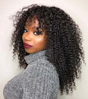 Lot de Extensions de Cheveux Synthétiques Bouclés, Résistantes à la Chaleur, Similaires aux Cheveux Naturels, Sans Dentelle Frontale, Vente en Gros