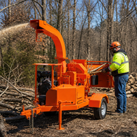 Broyeur à bois de qualité industrielle, déchiqueteur à tambour haute capacité pour la production de copeaux de bois pour centrales biomasse