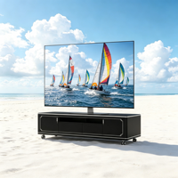 Mur vidéo pliable 7x4m avec panneaux relevables, écran LED mobile pour extérieur, affichage publicitaire, location pour grandes scènes commerciales