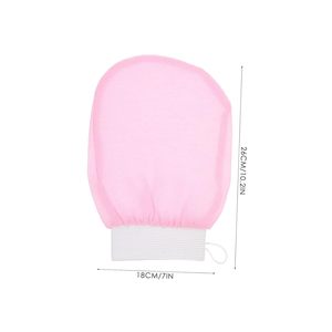 Gants exfoliants en viscose 100% naturelle, écologiques, pour le nettoyage du corps, avec logo et emballage personnalisés, pour usage domestique - Product Image 3