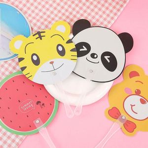 Custom Printed Promotional Cartoon Shape Plastic <b>Hand</b> <b>Held</b> Pvc/Pp <b>Fan</b> for Advertising - Product Image 1