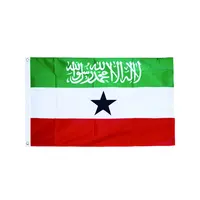 ירוק לבן אדום יבוא בינלאומי פוליאסטר בד סומלילנד דגל