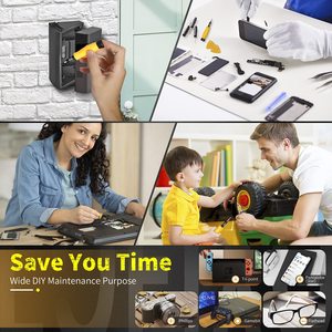 Chính Xác 31-Trong-1 Thép Tuốc Nơ Vít Set Đối Với <span class=keywords><strong>iPhone</strong></span> PS4 Xbox Một Đồng Hồ Máy Ảnh Sửa Chữa OEM Tùy Chỉnh Máy Tính Công Cụ Sửa Chữa Kit - Product Image 3