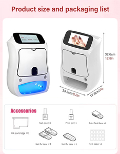 Smart App Controlled 3D Nail Art Printer 1200dpi Automatic Digital Nail Printing Machine for Image Upload - Product Image 3