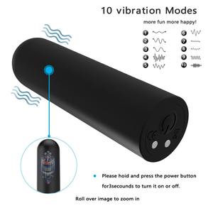 I migliori vibratori proiettili Wireless elettrici a 10 velocità più potenti stimolazione clitoridea telecomando vibratore a proiettile giocattolo del sesso - Product Image 4