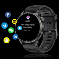 Montre intelligente GPS L7 AMOLED 1,52 pouces en alliage de zinc, étanche IP68, positionnement GPS L1, fréquence cardiaque, pression artérielle, 170 modes sportifs