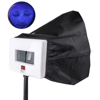Salon Wood Lamp Skin Analyzer Machine with Shading Cloth Cover UV Light Facial Skin Magnifier for Skin Problem Detection