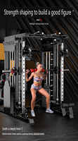 Smith Machine équipement d'entraînement intégré Home Fitness ensemble de combinaison multifonctionnel Squat banc presse portique cadre mouche