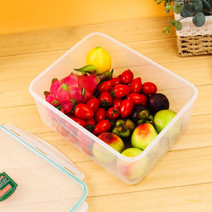 Food Storage <b>Container</b> Rectangle Clip On Lid Airtight For <b>Refrigerator</b> Freezer Multi Size - Product Image 3