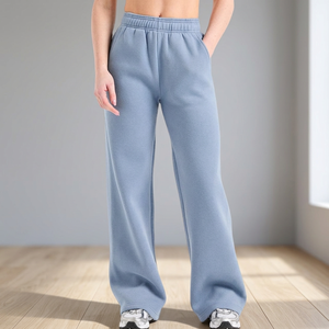 2026 High Demand Oversize Woman's Hoodies & Jogger Blue Tracksuit Pullover Sweatshirts And <b>Pants</b> Breathable Custom Sweatpants - Product Image 3
