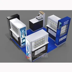Modern sunglass showcase fitting optical booth cabinet lady shop design display booth OEM