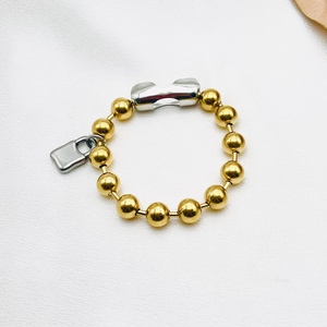 Braccialetti in Acciaio Inox AB con Perline, Gioielli Uno 50, <span class=keywords><strong>Bracciale</strong></span> a <span class=keywords><strong>Fiocco</strong></span> <span class=keywords><strong>di</strong></span> <span class=keywords><strong>Neve</strong></span>, Fatto a Mano in Spagna, Moda Donna Joyeria - Product Image 4
