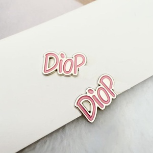 High Quality Flat Back Metal Label Accessories Phone Cases Accessories Designer Pendants Junk Cases <b>Charms</b> - Product Image 4