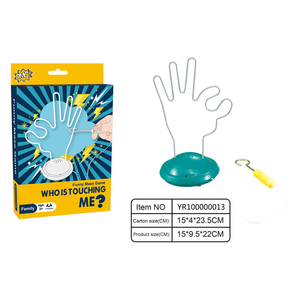 Jeu de défi interactif parent-enfant OK Forme de main Main stable Électrochoc Labyrinthe Jeux de société pour enfants - Product Image 3