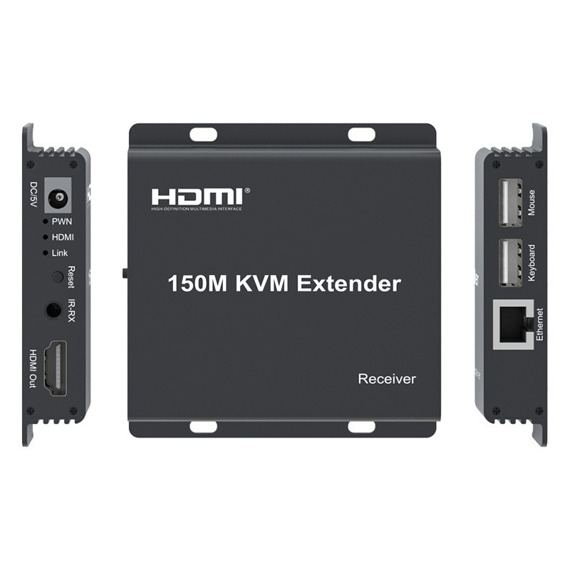 Extender HDMI UTP 100 M Con KVM – 1080p A 60 Hz – Trasmissione Fino A 50 Metri Con KVM