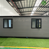20ft 40ft Modular Plegable Contenedor Casa Oficina Dormitorio Prefabricado Casa Expandible