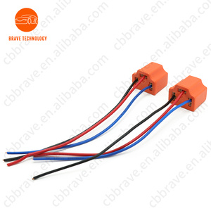 <span class=keywords><strong>H4</strong></span> Gốm Ba cắm đèn pha ổ cắm xe lampholder bóng đèn Ổ cắm cao nhiệt độ kháng Đèn pha ổ cắm - Product Image 4