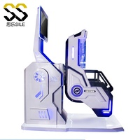 Simulador de Vuelo en Silla Metálica Individual para Interiores 9D VR 360 con Juego de Cine de Realidad Virtual para Uso en Centros Comerciales