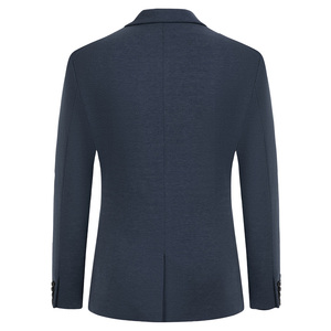 OEM giacca <span class=keywords><strong>Blazer</strong></span> a due bottoni con tasche Casual con risvolto a Notch completamente foderato giacca formale da <span class=keywords><strong>uomo</strong></span> - Product Image 4