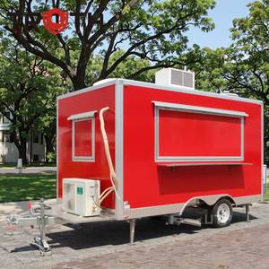 Gerçeği gıda kamyon römork fransız standartları Pizza kare tavuk Rotisserie ızgara barbekü türkiye gıda römork ile mutfak - Product Image 1