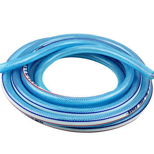 Tuyaux de jardin flexibles en plastique renforcé de 4/6/1 pouce, tuyaux en maille PVC avec antigel, matériau ABS pour la maison - Product Image 1