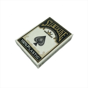 Naipes de PVC DE HISTORIA chapados en negro personalizados del fabricante de China con logotipo - Product Image 2