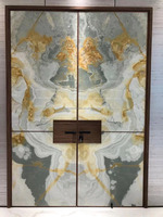 Revêtement mural en pierre flexible ultra-mince naturelle, translucide, en onyx et marbre, pour décoration murale, feuille de placage en pierre