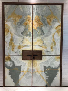 Lastra di <span class=keywords><strong>Fogli</strong></span> di Pietra Flessibile Ultra Sottile Naturale, Rivestimento per Pannelli Murali Traslucidi, <span class=keywords><strong>Impiallacciatura</strong></span> in Onice e Marmo per Decorazione Murale - Product Image 5