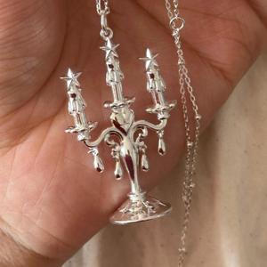 Collier pendentif en argent pur S925, étoile de mer bleue rêveuse, coquillage, design de niche haut de gamme, luxe léger, collier superposé, mode - Product Image 4