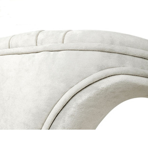 Mobilier de bar moderne Chaise de bar minimaliste de luxe personnalisée en <span class=keywords><strong>acier</strong></span> inoxydable Tabourets de bar rembourrés en velours à cadre de haute qualité - Product Image 5