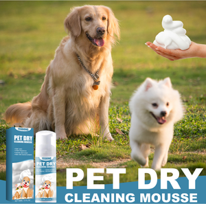 Sampo mandi cair hewan peliharaan ramah lingkungan alami untuk anjing & kucing kaya busa rambut cuci kering menghaluskan 60ml pembersih kamar mandi - Product Image 6