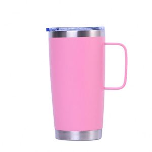 แก้วกาแฟสแตนเลสขนาด 20 ออนซ์ แก้วน้ำแบบพกพาสำหรับเดินทาง อุปกรณ์ตั้งแคมป์กลางแจ้ง ราคาประหยัด ชุดแก้วน้ำ 20 ออนซ์ รุ่น ASM26 - Product Image 2