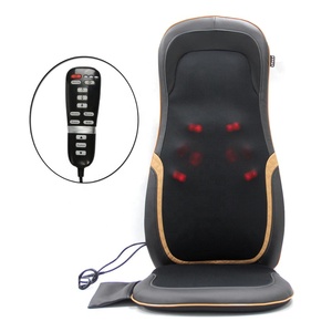 الصينية مصنع مخصص سيارة مدلك غطاء مقعد ساخنة مقعد شياتسو مخدة كرسي تدليك مع شعارك - Product Image 1