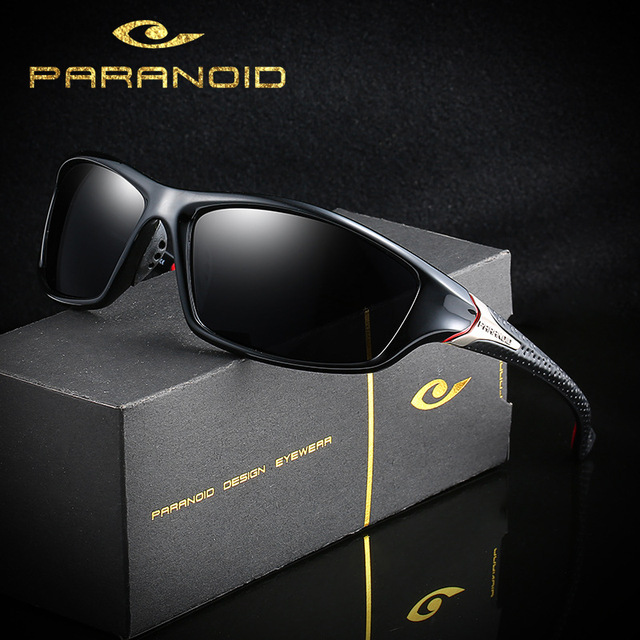 PARANOID Male Cycling Polarized Sun Glasses Sports Sunglasses for Men