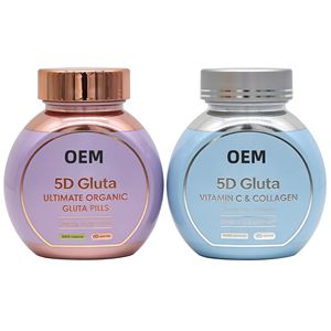 Suplemen Kolagen Vitamin C Gluta Strong Whitening <span class=keywords><strong>5D</strong></span>, Tablet Glutat, Pil Pemutih, Menghilangkan Flek Hitam, Kapsul Perawatan Kulit - Product Image 3